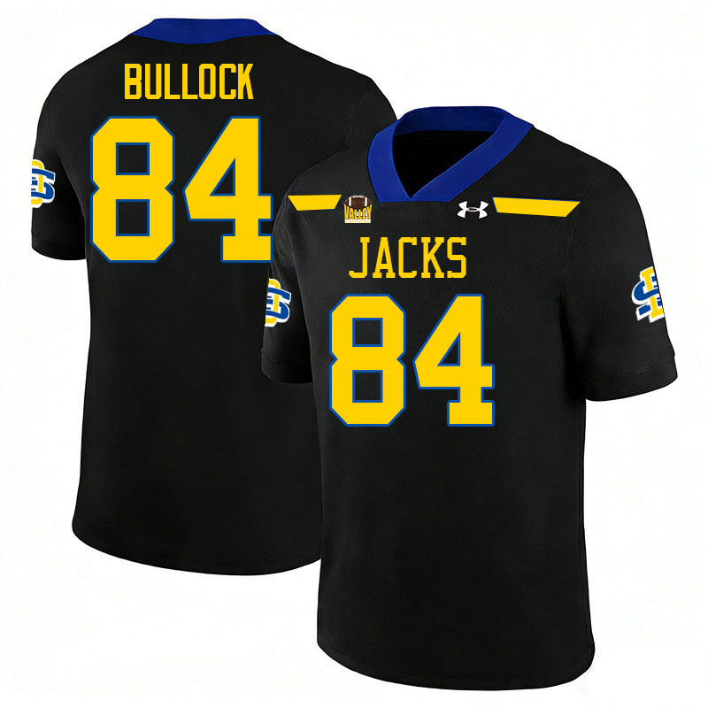 South Dakota State Jackrabbits #84 Alex Bullock College Football Jerseys,Uniforms-Black